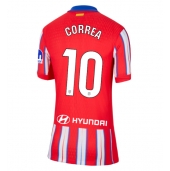 Atletico Madrid Angel Correa #10 Thuis tenue voor Dames 2024-25 Korte Mouwen