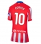 Atletico Madrid Angel Correa #10 Thuis tenue voor Dames 2024-25 Korte Mouwen