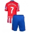 Atletico Madrid Antoine Griezmann #7 Thuis tenue voor kinderen 2024-25 Korte Mouwen (+ broek)