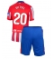 Atletico Madrid Axel Witsel #20 Thuis tenue voor kinderen 2024-25 Korte Mouwen (+ broek)