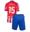 Atletico Madrid Clement Lenglet #15 Thuis tenue voor kinderen 2024-25 Korte Mouwen (+ broek)