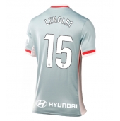 Atletico Madrid Clement Lenglet #15 Uit tenue voor Dames 2024-25 Korte Mouwen