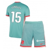 Atletico Madrid Clement Lenglet #15 Uit tenue voor kinderen 2024-25 Korte Mouwen (+ broek)