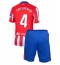 Atletico Madrid Conor Gallagher #4 Thuis tenue voor kinderen 2024-25 Korte Mouwen (+ broek)