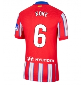 Atletico Madrid Koke #6 Thuis tenue 2024-25 Korte Mouwen