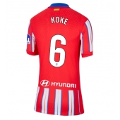 Atletico Madrid Koke #6 Thuis tenue voor Dames 2024-25 Korte Mouwen