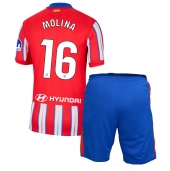 Atletico Madrid Nahuel Molina #16 Thuis tenue voor kinderen 2024-25 Korte Mouwen (+ broek)