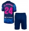 Atletico Madrid Robin Le Normand #24 Derde tenue voor kinderen 2024-25 Korte Mouwen (+ broek)