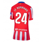 Atletico Madrid Robin Le Normand #24 Thuis tenue voor Dames 2024-25 Korte Mouwen