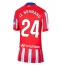 Atletico Madrid Robin Le Normand #24 Thuis tenue voor Dames 2024-25 Korte Mouwen