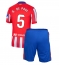 Atletico Madrid Rodrigo De Paul #5 Thuis tenue voor kinderen 2024-25 Korte Mouwen (+ broek)