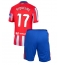 Atletico Madrid Rodrigo Riquelme #17 Thuis tenue voor kinderen 2024-25 Korte Mouwen (+ broek)