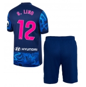 Atletico Madrid Samuel Lino #12 Derde tenue voor kinderen 2024-25 Korte Mouwen (+ broek)