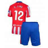 Atletico Madrid Samuel Lino #12 Thuis tenue voor kinderen 2024-25 Korte Mouwen (+ broek)