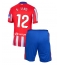 Atletico Madrid Samuel Lino #12 Thuis tenue voor kinderen 2024-25 Korte Mouwen (+ broek)