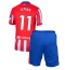 Atletico Madrid Thomas Lemar #11 Thuis tenue voor kinderen 2024-25 Korte Mouwen (+ broek)