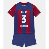 Barcelona Alejandro Balde #3 Thuis tenue voor kinderen 2023-24 Korte Mouwen (+ broek)