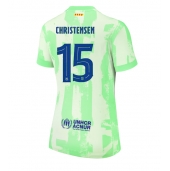 Barcelona Andreas Christensen #15 Derde tenue voor Dames 2024-25 Korte Mouwen