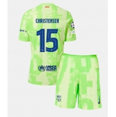 Barcelona Andreas Christensen #15 Derde tenue voor kinderen 2024-25 Korte Mouwen (+ broek)