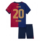 Barcelona Dani Olmo #20 Thuis tenue voor kinderen 2024-25 Korte Mouwen (+ broek)