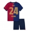 Barcelona Eric Garcia #24 Thuis tenue voor kinderen 2024-25 Korte Mouwen (+ broek)