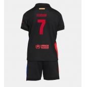 Barcelona Ferran Torres #7 Uit tenue voor kinderen 2024-25 Korte Mouwen (+ broek)