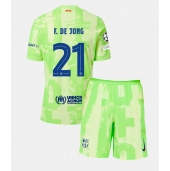 Barcelona Frenkie de Jong #21 Derde tenue voor kinderen 2024-25 Korte Mouwen (+ broek)