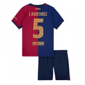 Barcelona Inigo Martinez #5 Thuis tenue voor kinderen 2024-25 Korte Mouwen (+ broek)