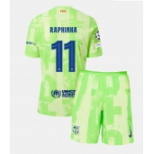 Barcelona Raphinha Belloli #11 Derde tenue voor kinderen 2024-25 Korte Mouwen (+ broek)