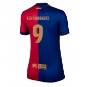 Barcelona Robert Lewandowski #9 Thuis tenue voor Dames 2024-25 Korte Mouwen