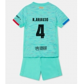 Barcelona Ronald Araujo #4 Derde tenue voor kinderen 2023-24 Korte Mouwen (+ broek)