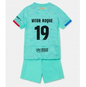 Barcelona Vitor Roque #19 Derde tenue voor kinderen 2023-24 Korte Mouwen (+ broek)