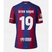 Barcelona Vitor Roque #19 Thuis tenue 2023-24 Korte Mouwen