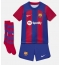 Barcelona Vitor Roque #19 Thuis tenue voor kinderen 2023-24 Korte Mouwen (+ broek)