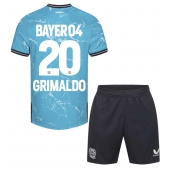 Bayer Leverkusen Alejandro Grimaldo #20 Derde tenue voor kinderen 2023-24 Korte Mouwen (+ broek)