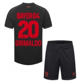 Bayer Leverkusen Alejandro Grimaldo #20 Thuis tenue voor kinderen 2023-24 Korte Mouwen (+ broek)