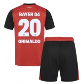 Bayer Leverkusen Alejandro Grimaldo #20 Thuis tenue voor kinderen 2024-25 Korte Mouwen (+ broek)