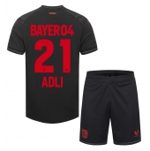 Bayer Leverkusen Amine Adli #21 Thuis tenue voor kinderen 2023-24 Korte Mouwen (+ broek)