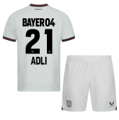 Bayer Leverkusen Amine Adli #21 Uit tenue voor kinderen 2023-24 Korte Mouwen (+ broek)