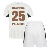 Bayer Leverkusen Exequiel Palacios #25 Uit tenue voor kinderen 2024-25 Korte Mouwen (+ broek)