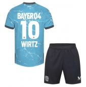 Bayer Leverkusen Florian Wirtz #10 Derde tenue voor kinderen 2023-24 Korte Mouwen (+ broek)