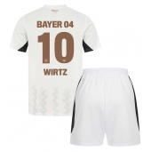 Bayer Leverkusen Florian Wirtz #10 Uit tenue voor kinderen 2024-25 Korte Mouwen (+ broek)