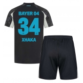 Bayer Leverkusen Granit Xhaka #34 Derde tenue voor kinderen 2024-25 Korte Mouwen (+ broek)