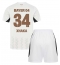 Bayer Leverkusen Granit Xhaka #34 Uit tenue voor kinderen 2024-25 Korte Mouwen (+ broek)