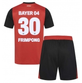 Bayer Leverkusen Jeremie Frimpong #30 Thuis tenue voor kinderen 2024-25 Korte Mouwen (+ broek)