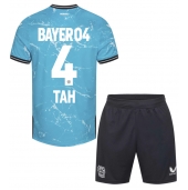 Bayer Leverkusen Jonathan Tah #4 Derde tenue voor kinderen 2023-24 Korte Mouwen (+ broek)