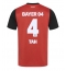 Bayer Leverkusen Jonathan Tah #4 Thuis tenue 2024-25 Korte Mouwen