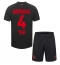 Bayer Leverkusen Jonathan Tah #4 Thuis tenue voor kinderen 2023-24 Korte Mouwen (+ broek)