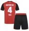 Bayer Leverkusen Jonathan Tah #4 Thuis tenue voor kinderen 2024-25 Korte Mouwen (+ broek)