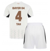 Bayer Leverkusen Jonathan Tah #4 Uit tenue voor kinderen 2024-25 Korte Mouwen (+ broek)